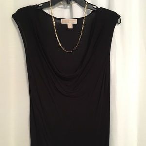 Michael Kors Sleeveless Cowl Neck Top S
